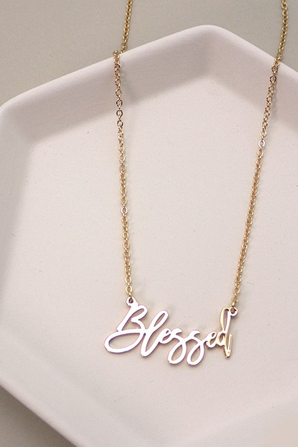 BLESSED Delicate Necklace