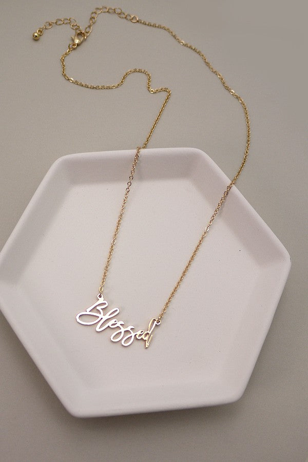BLESSED Delicate Necklace