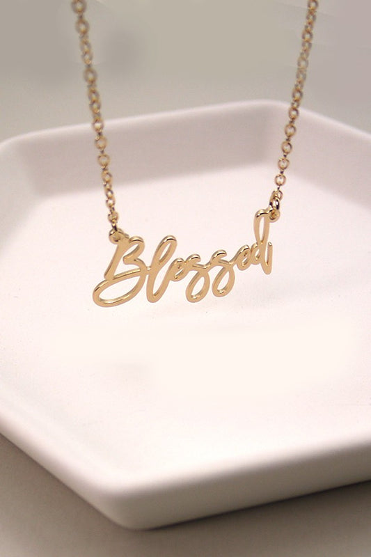 BLESSED Delicate Necklace