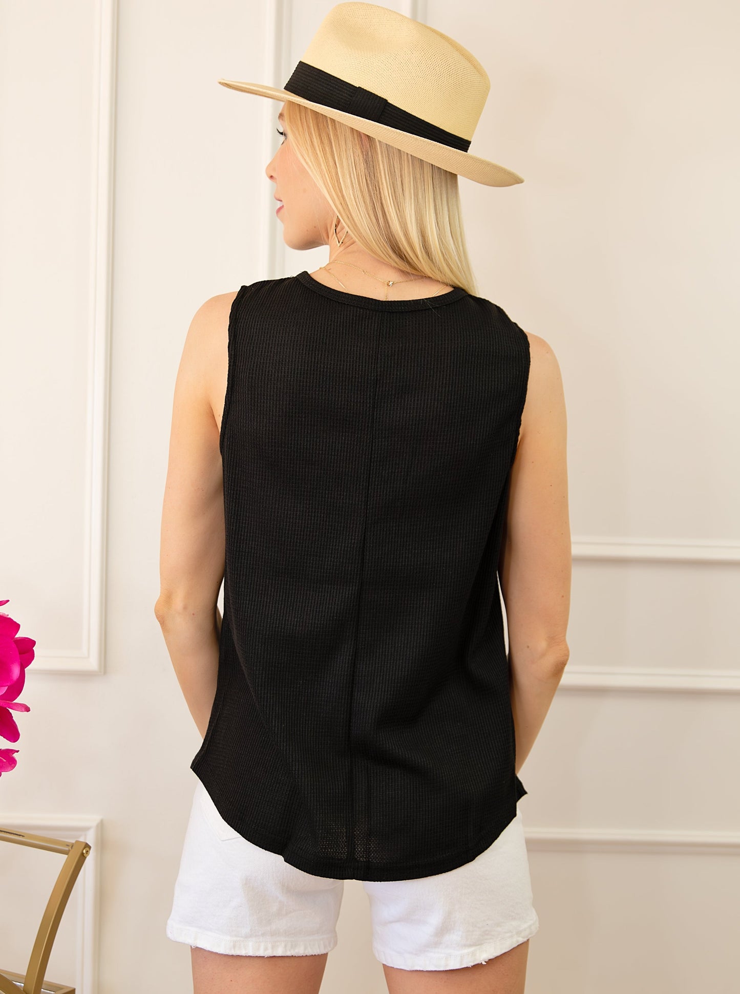 Essential Waffle Tank Top
