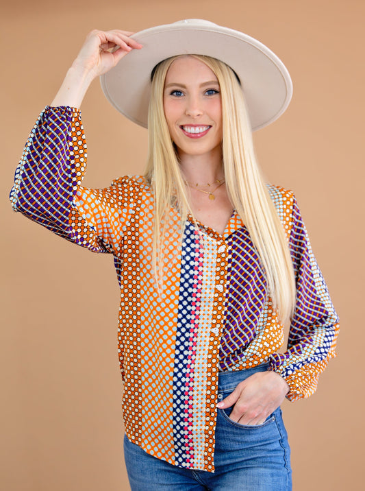 Long Sleeve Button Down Shift Shirt