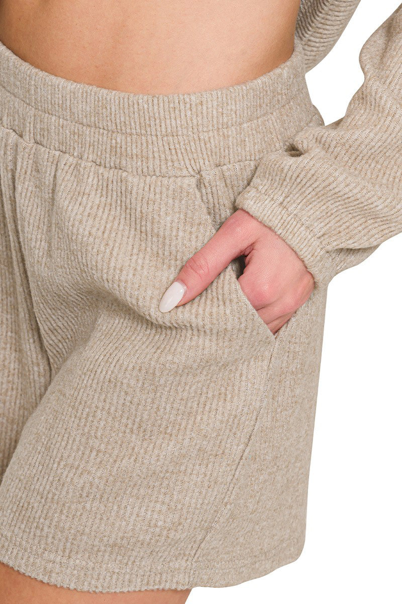 Cozy & Chic Rushed Ribbed Hacci Set
