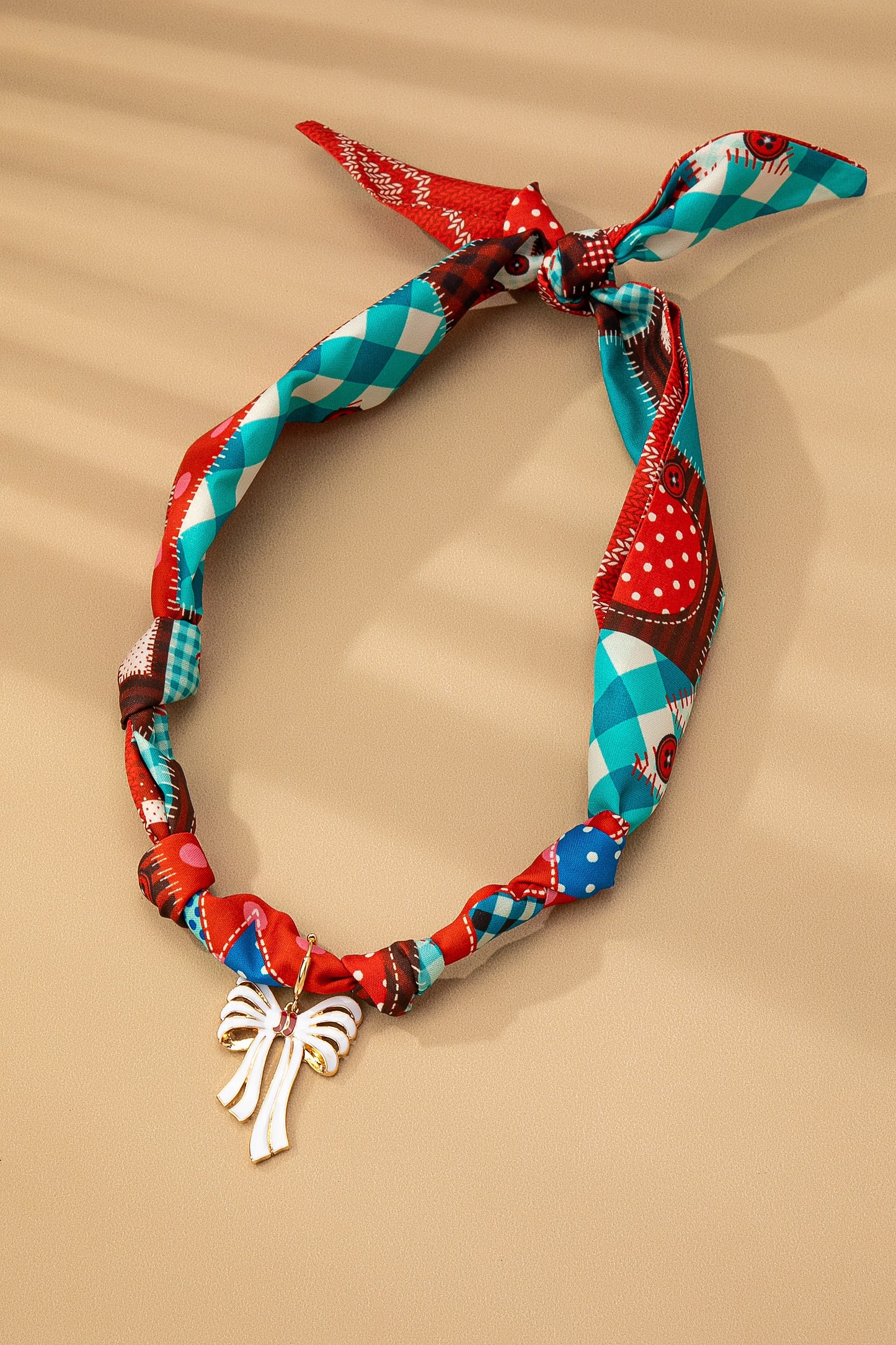 CHRISTMAS Handmade Scarf Necklace | Free Shipping