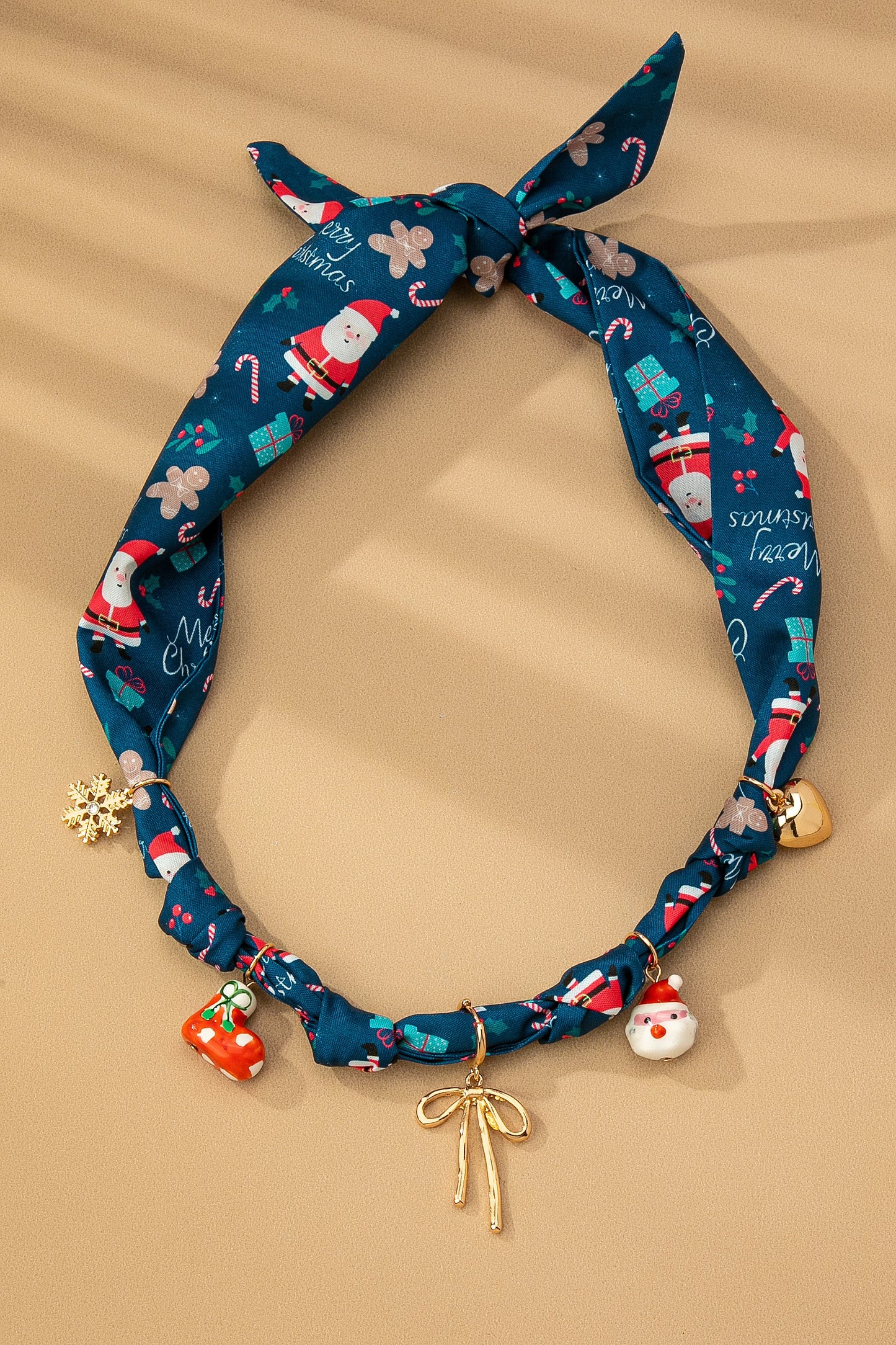 CHRISTMAS Handmade Scarf Necklace | Free Shipping