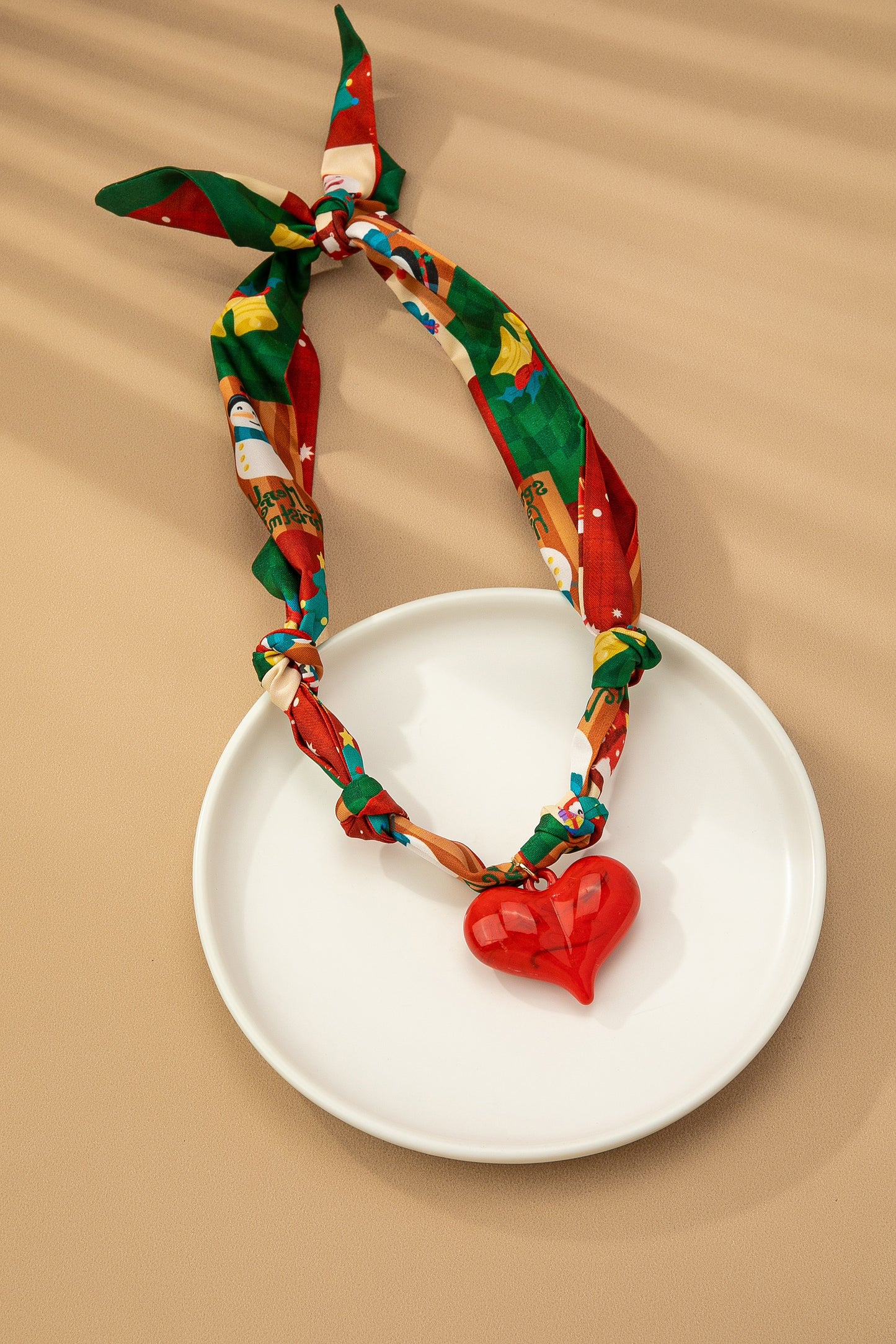 CHRISTMAS Handmade Scarf Necklace | Free Shipping