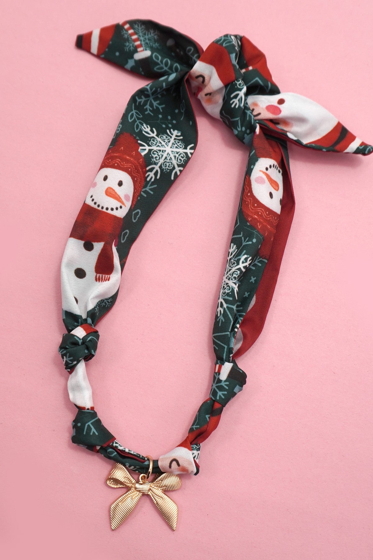 CHRISTMAS Handmade Scarf Necklace | Free Shipping