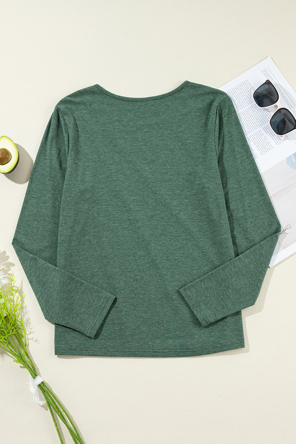 Autumn Asym Long Sleeve Top | S-2XL
