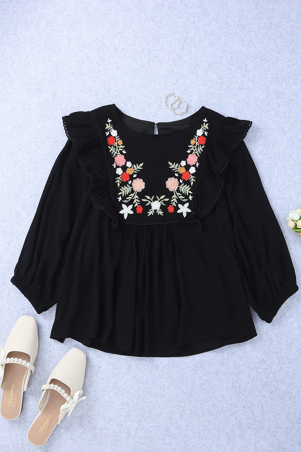 Bohemian Embroidered Babydoll