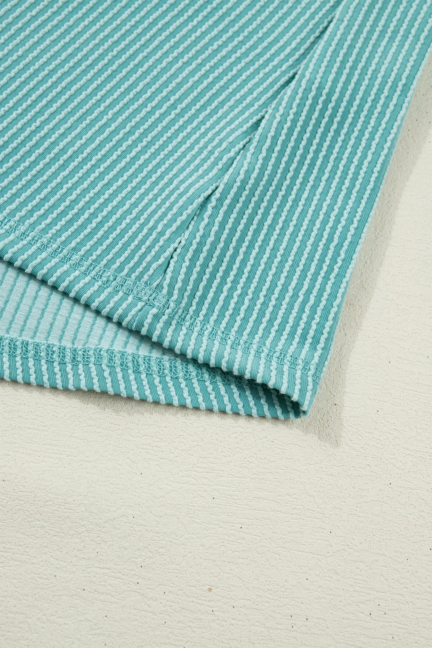 Leopard Lace Twist Ribbed Top | S-XL