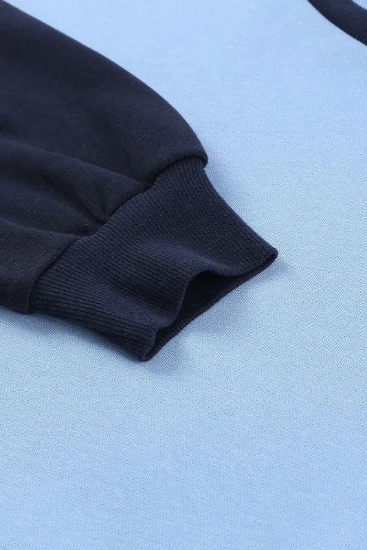 Colorblock Pullover Sweatshirt