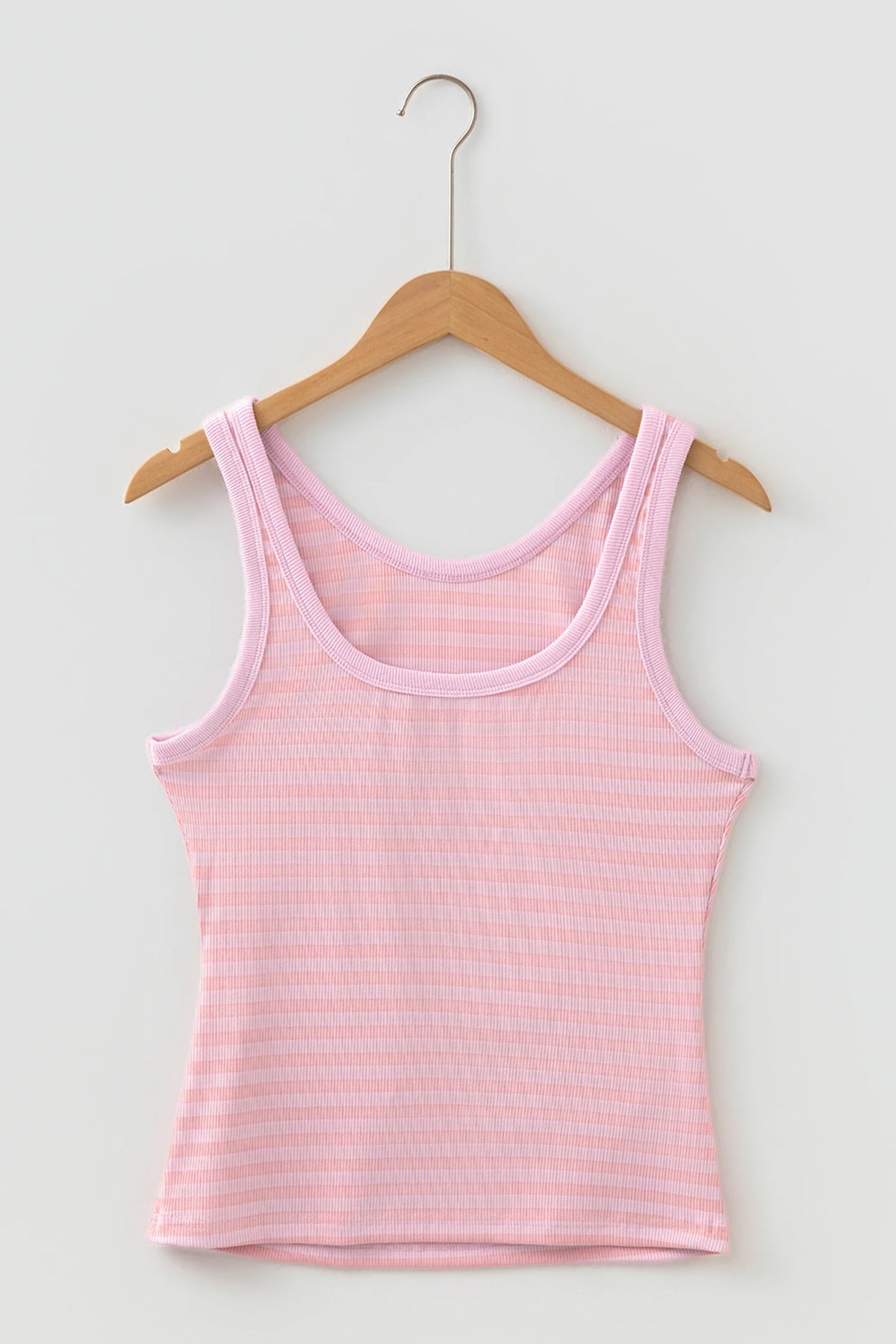 Slim Fit Ribbed Knit Sleeveless Top | S-XL