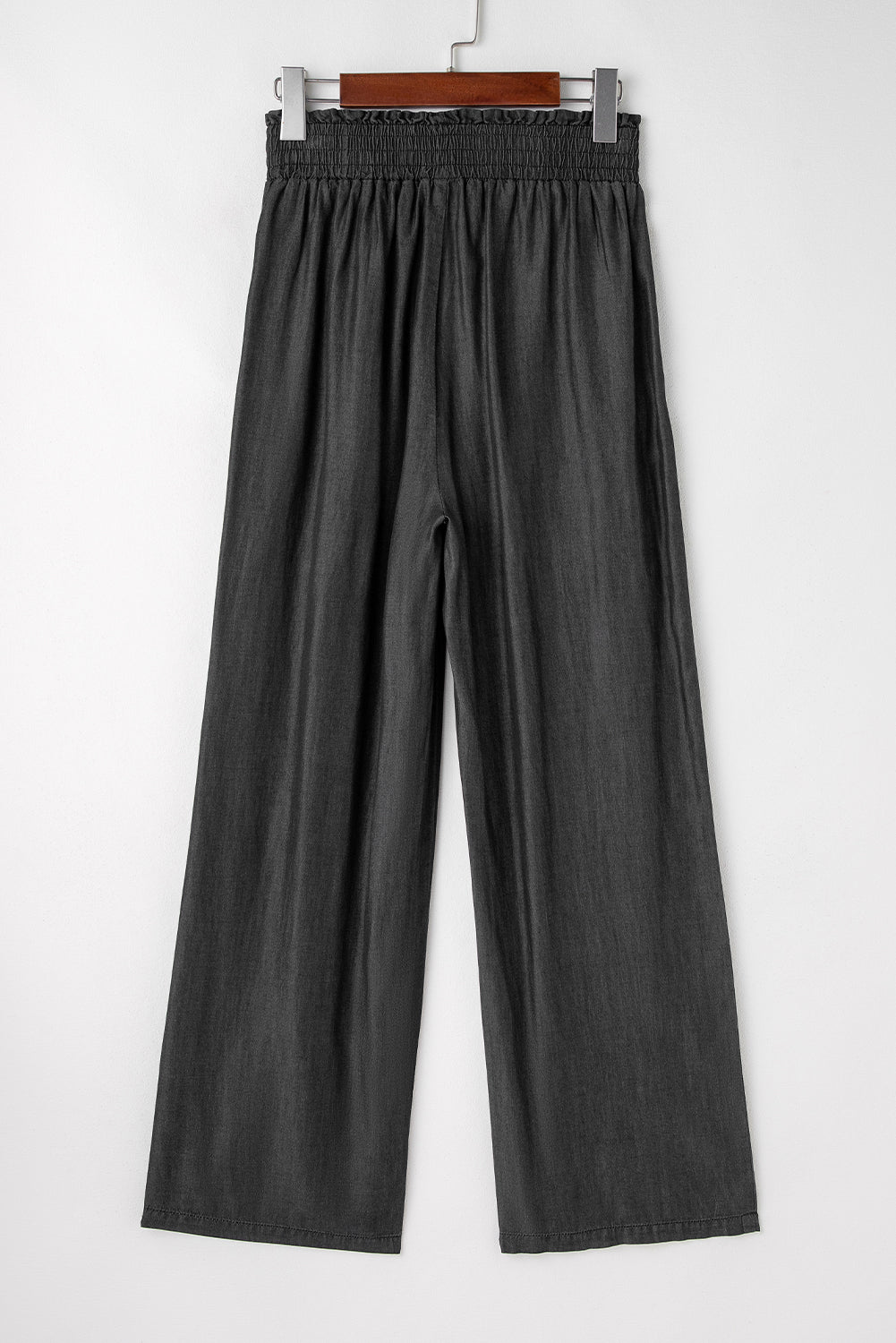 Side Pockets High Waist Wide Leg Lightweight Jeans