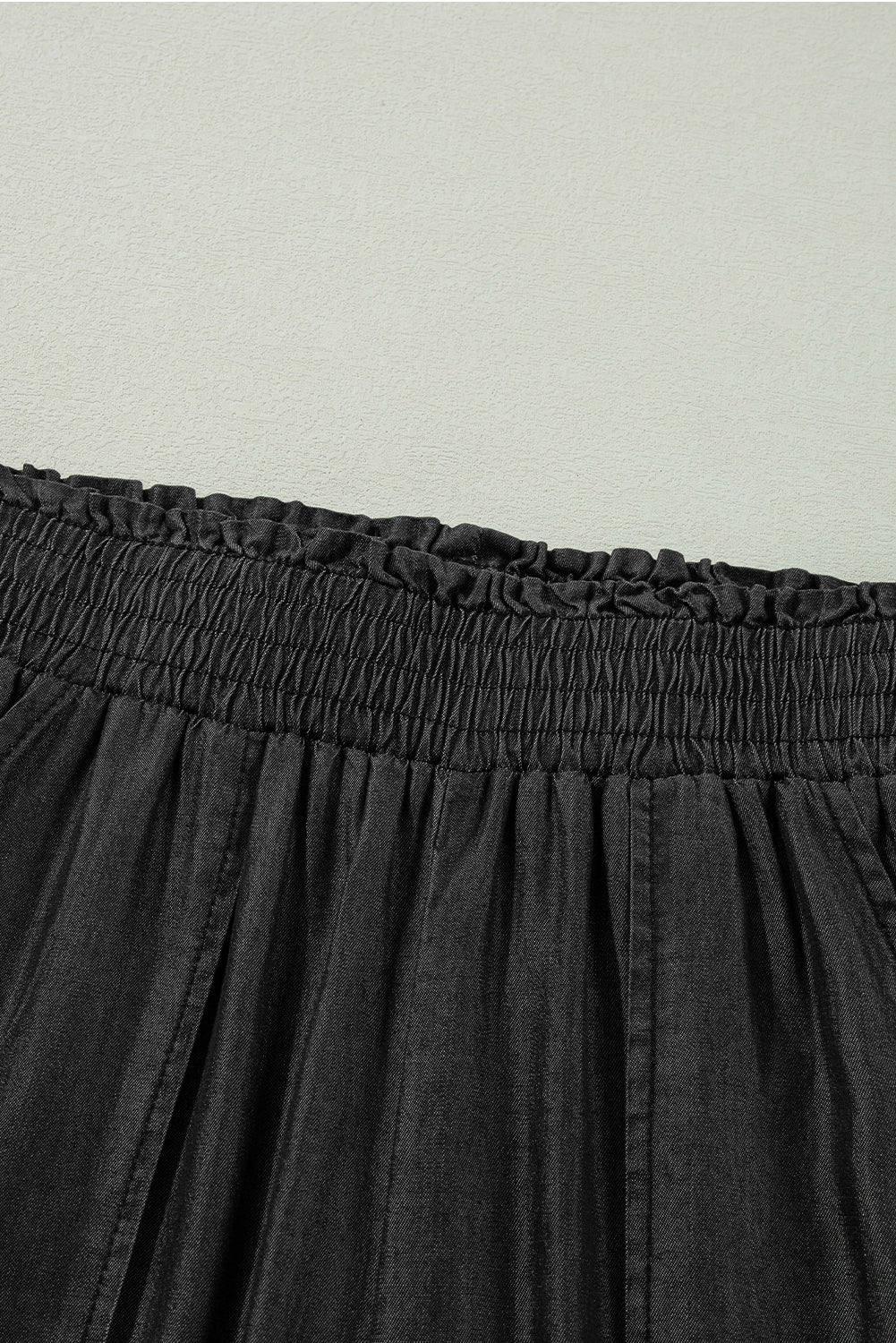Side Pockets High Waist Wide Leg Lightweight Jeans