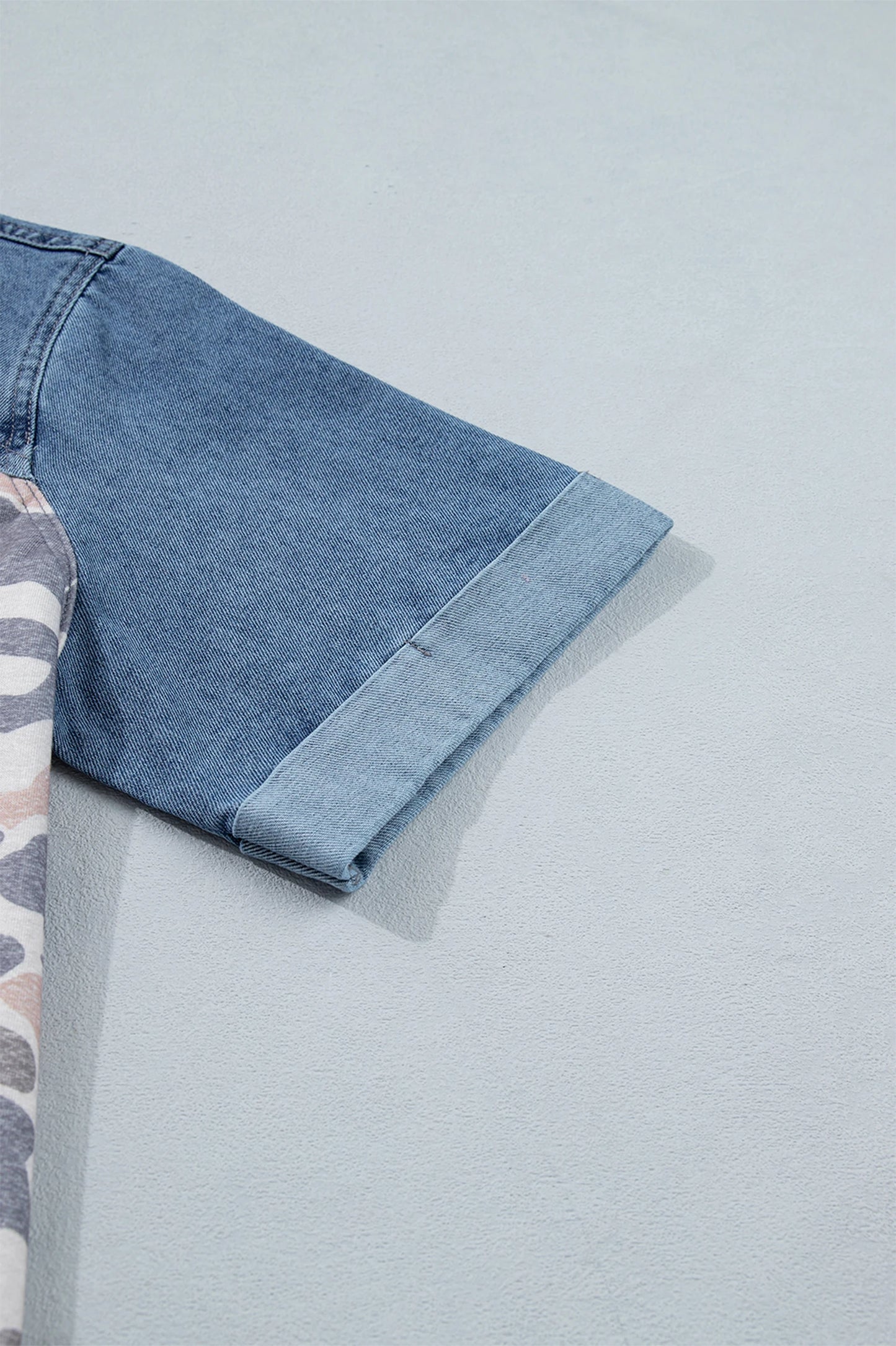 Denim Block Camo Tee | S-XL