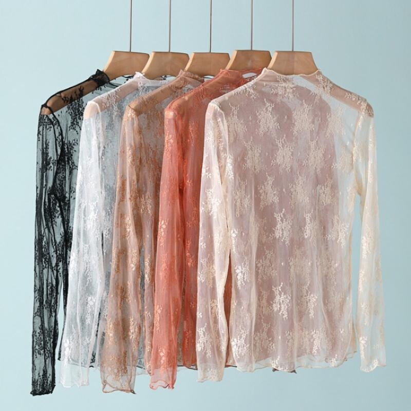 Floral Sheer Lace Trendy Top | S-XL