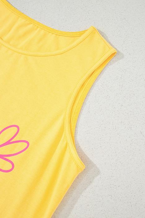 Floral Graphic Sleeveless Tank | S-XL