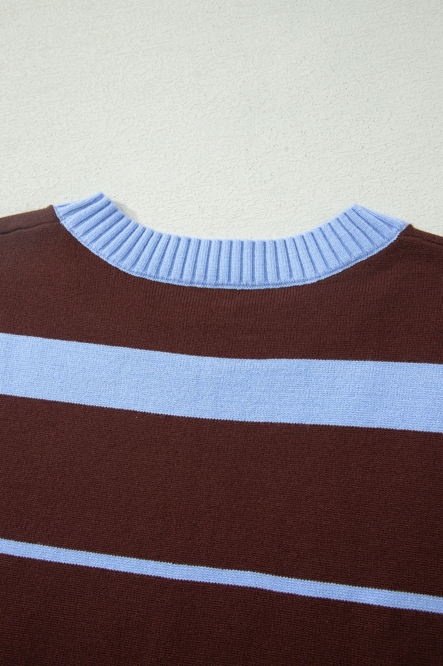 Classic Striped Short Sleeve Knit Top | S-XL