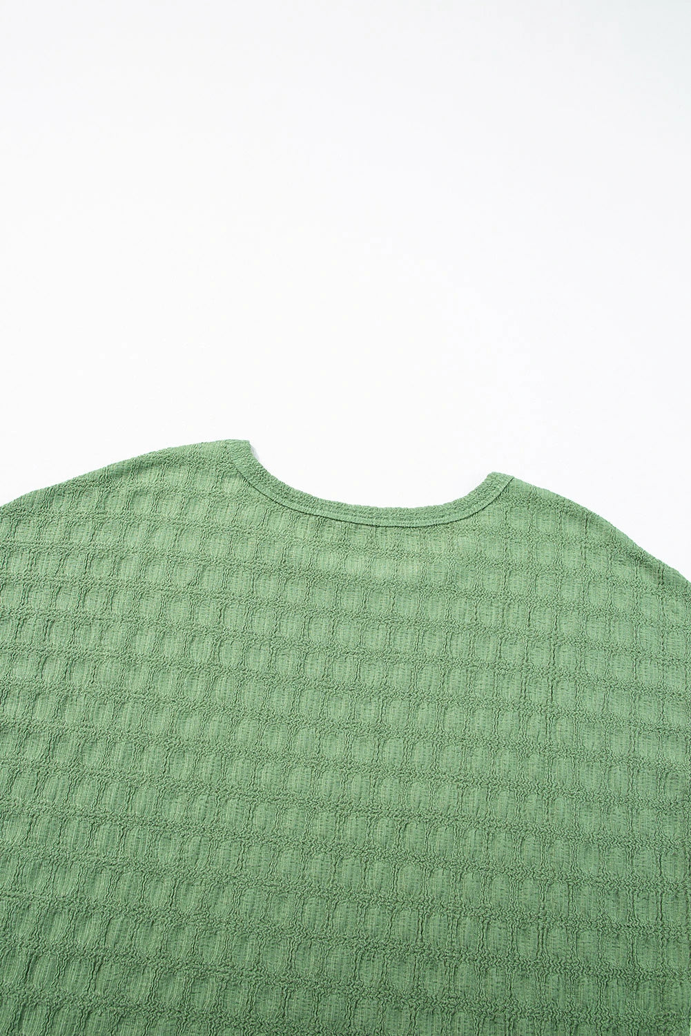 Color Textured Batwing Sleeve Top | S-XL