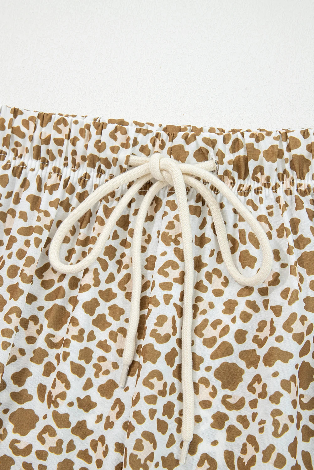 Trendy Leopard Elastic Waistband Loose Pants | S-XL