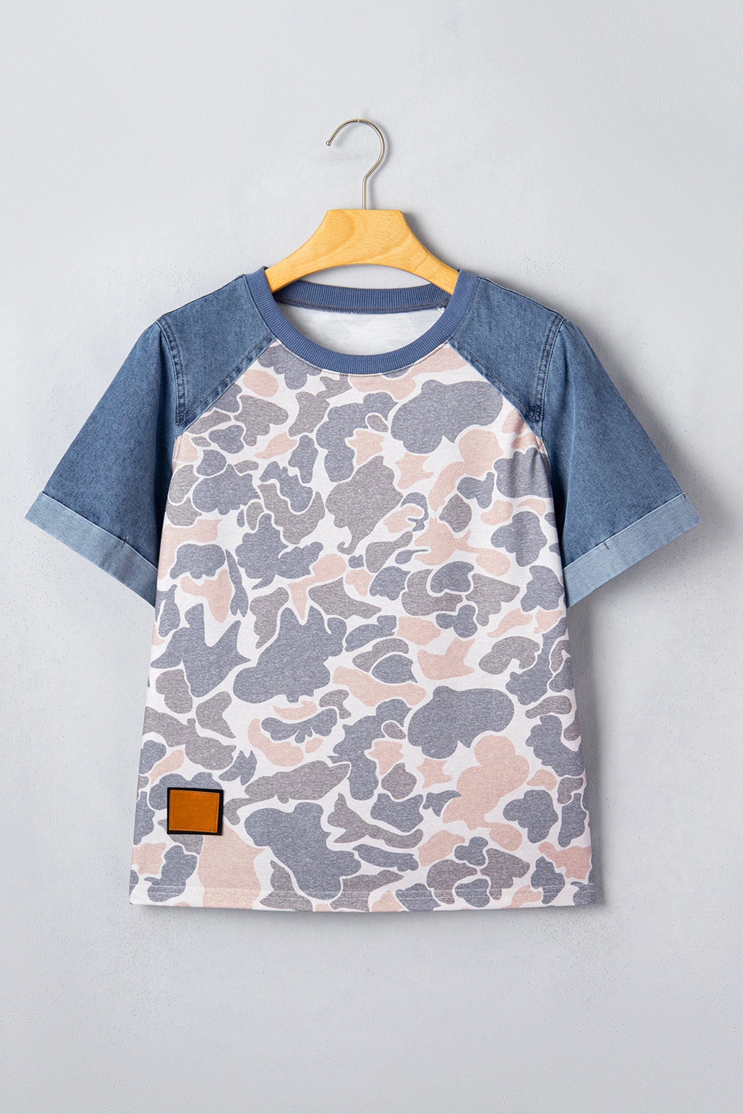 Denim Block Camo Tee | S-XL
