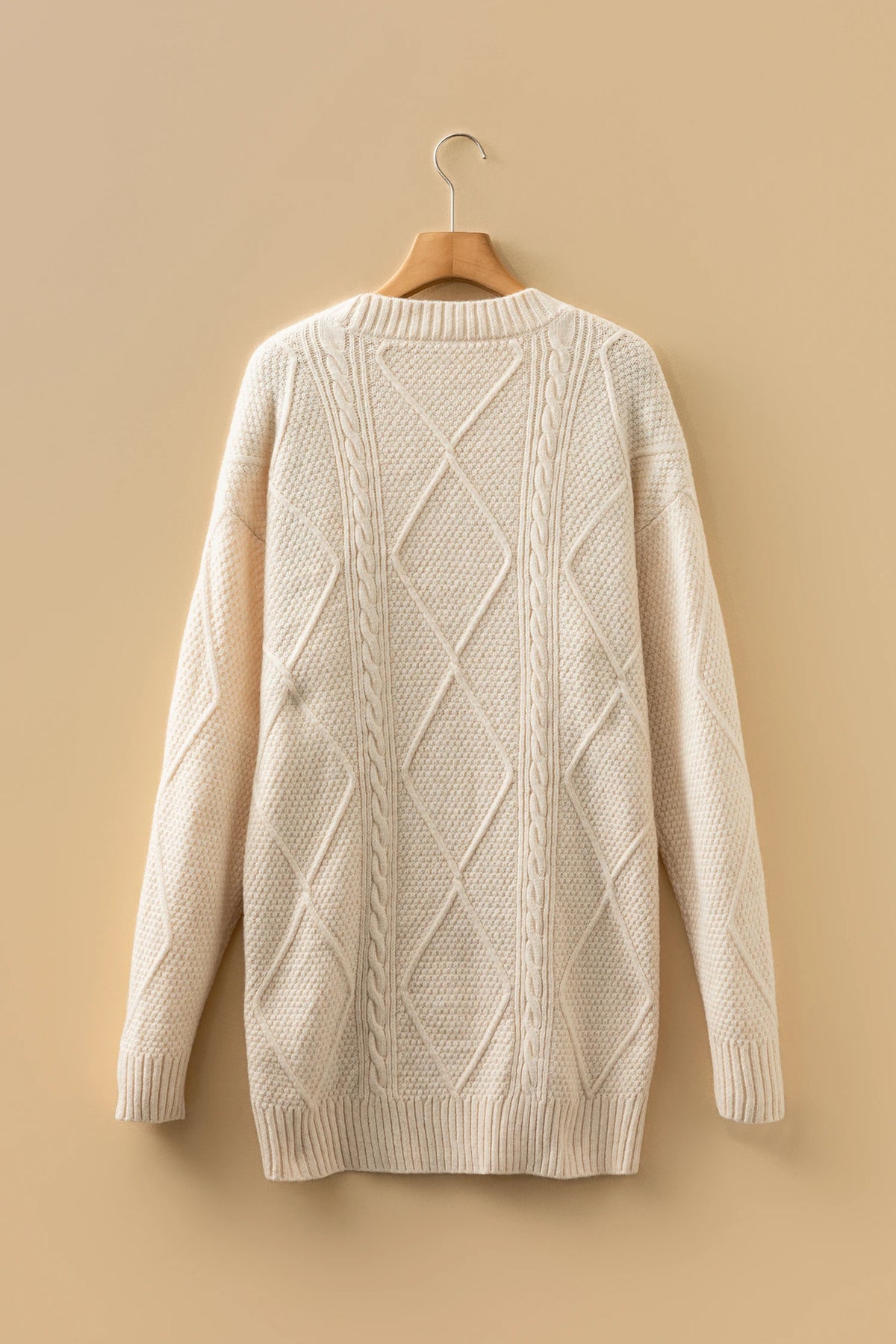 Cozy Cable Knit Sweater Dress | S-XL