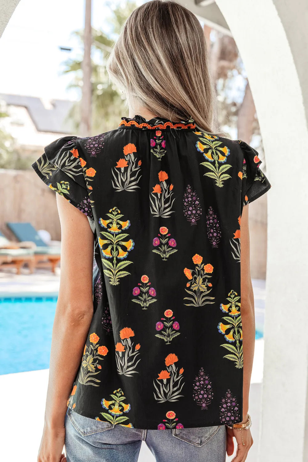 Flora Charm Lace Blouse | S-XL