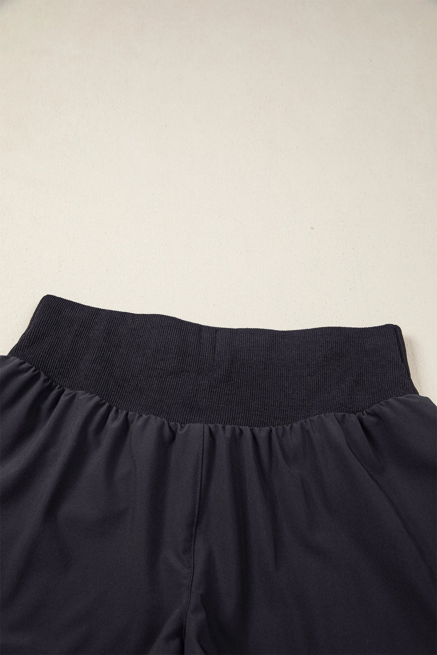 Ribbed High Waist Athletic Shorts | S-XL