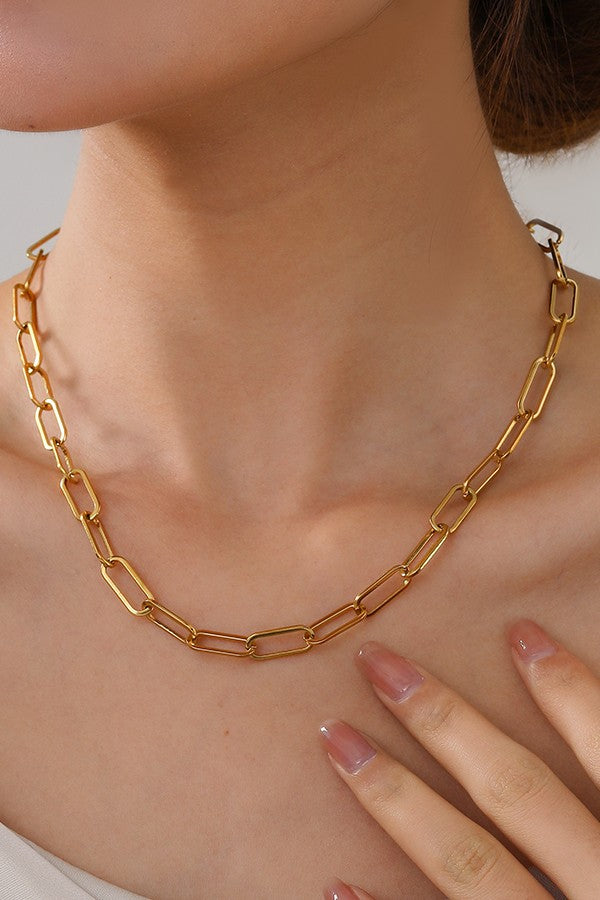 Stainless Steel Tarnish Free All Chain Statement Necklaces