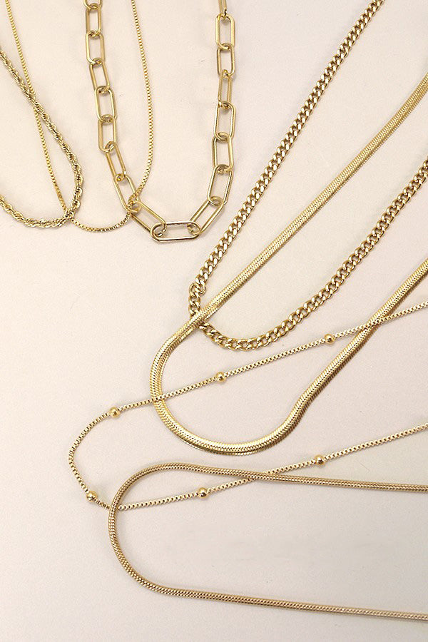 Stainless Steel Tarnish Free All Chain Statement Necklaces
