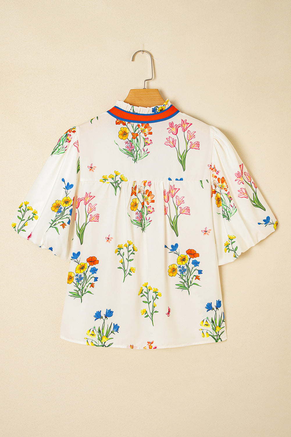 Sweet Petals Contrast Blouse