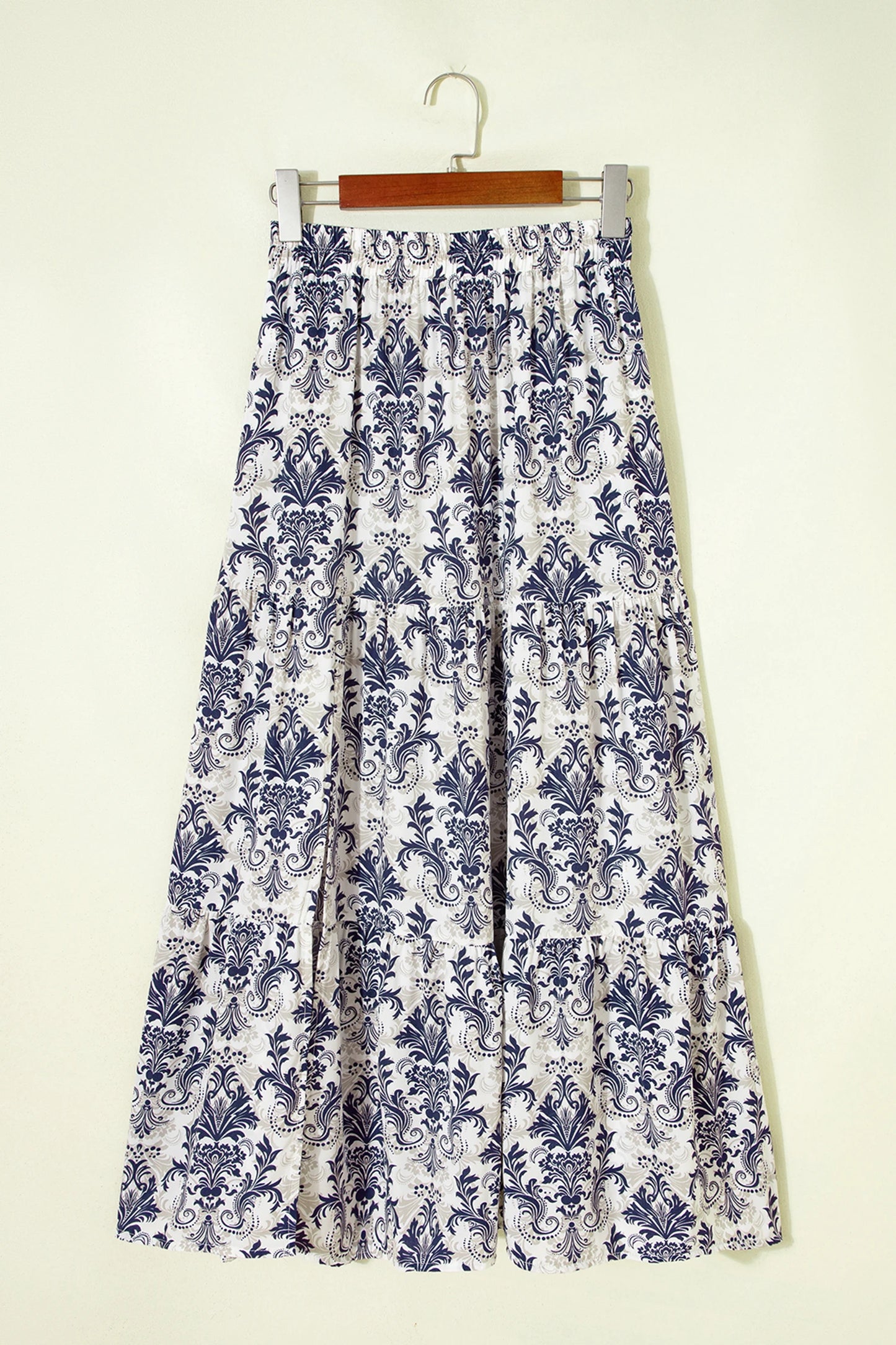 Boho Floral High-Waist Maxi Skirt | S-XL