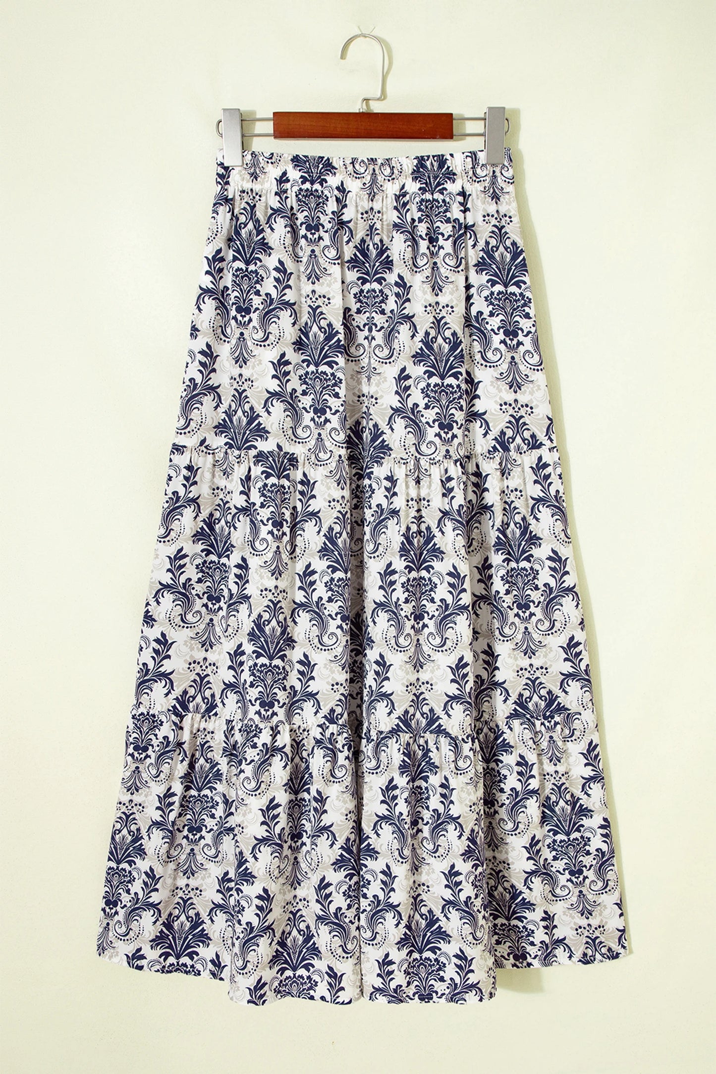 Boho Floral High-Waist Maxi Skirt | S-XL