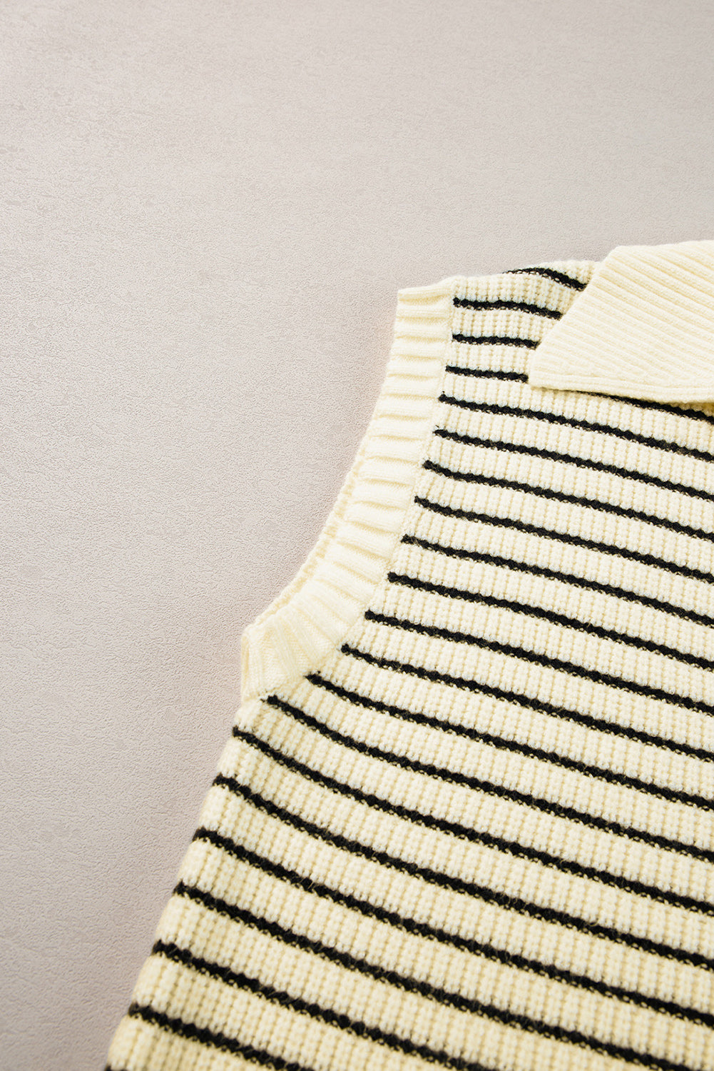 Stripe V-Neck Sweater Vest