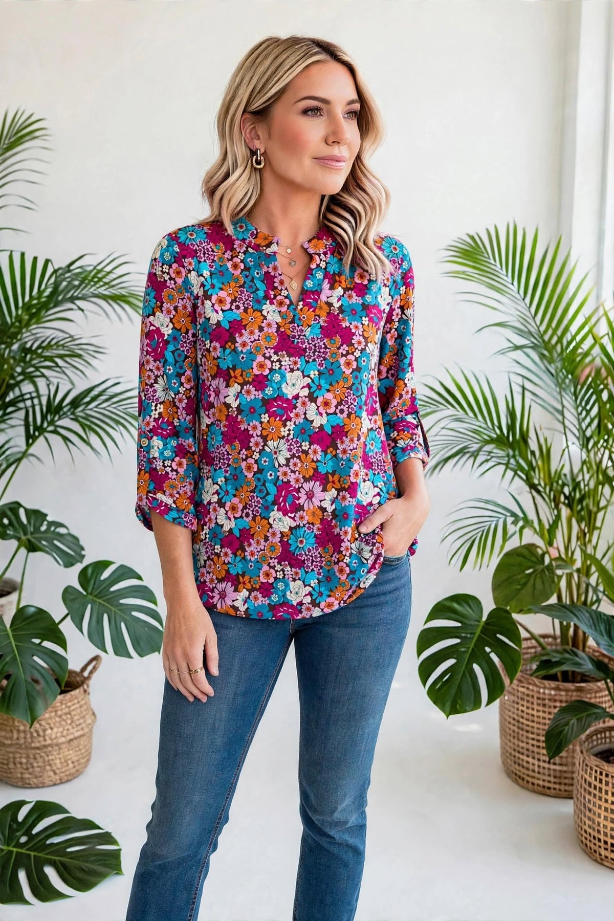 Dear Scarlett Wrinkle-Free Luxury Lizzy Blouse | 3 Styles
