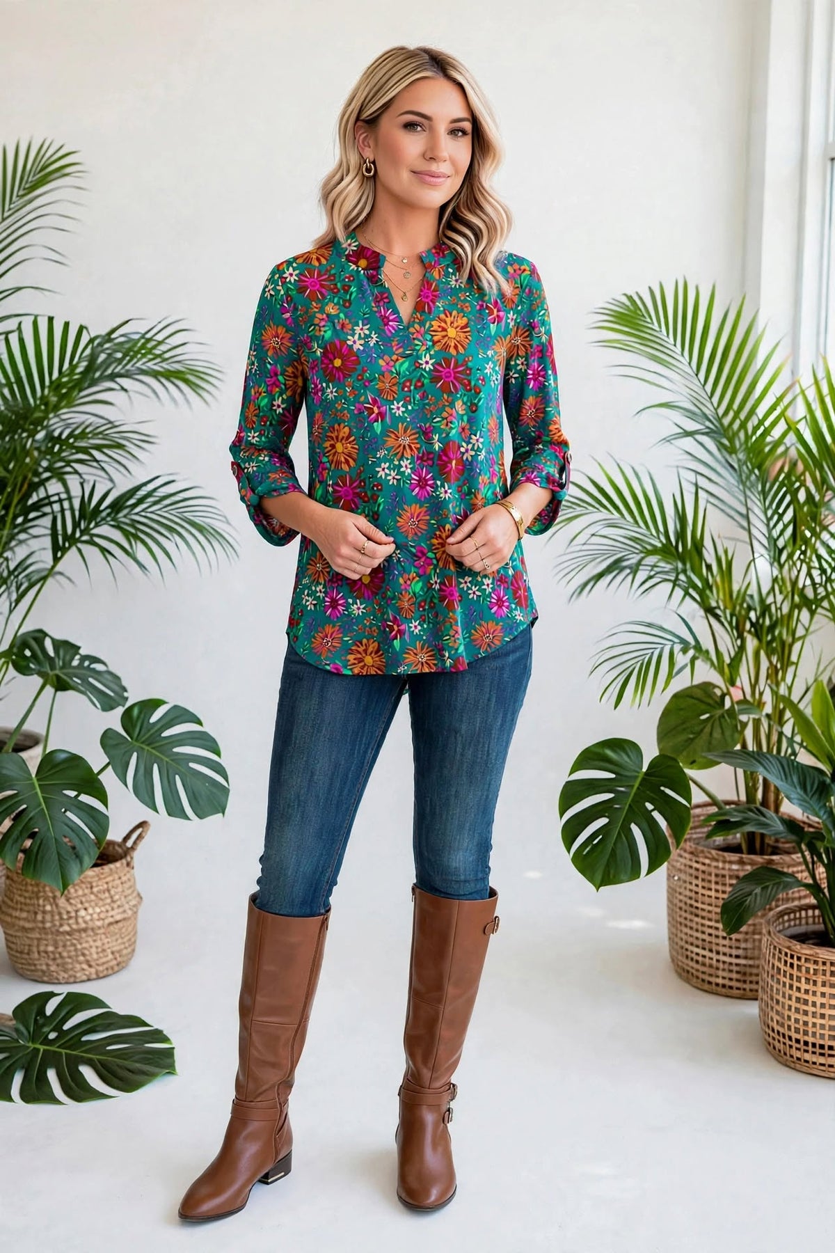 Dear Scarlett Wrinkle-Free Luxury Lizzy Blouse | 3 Styles
