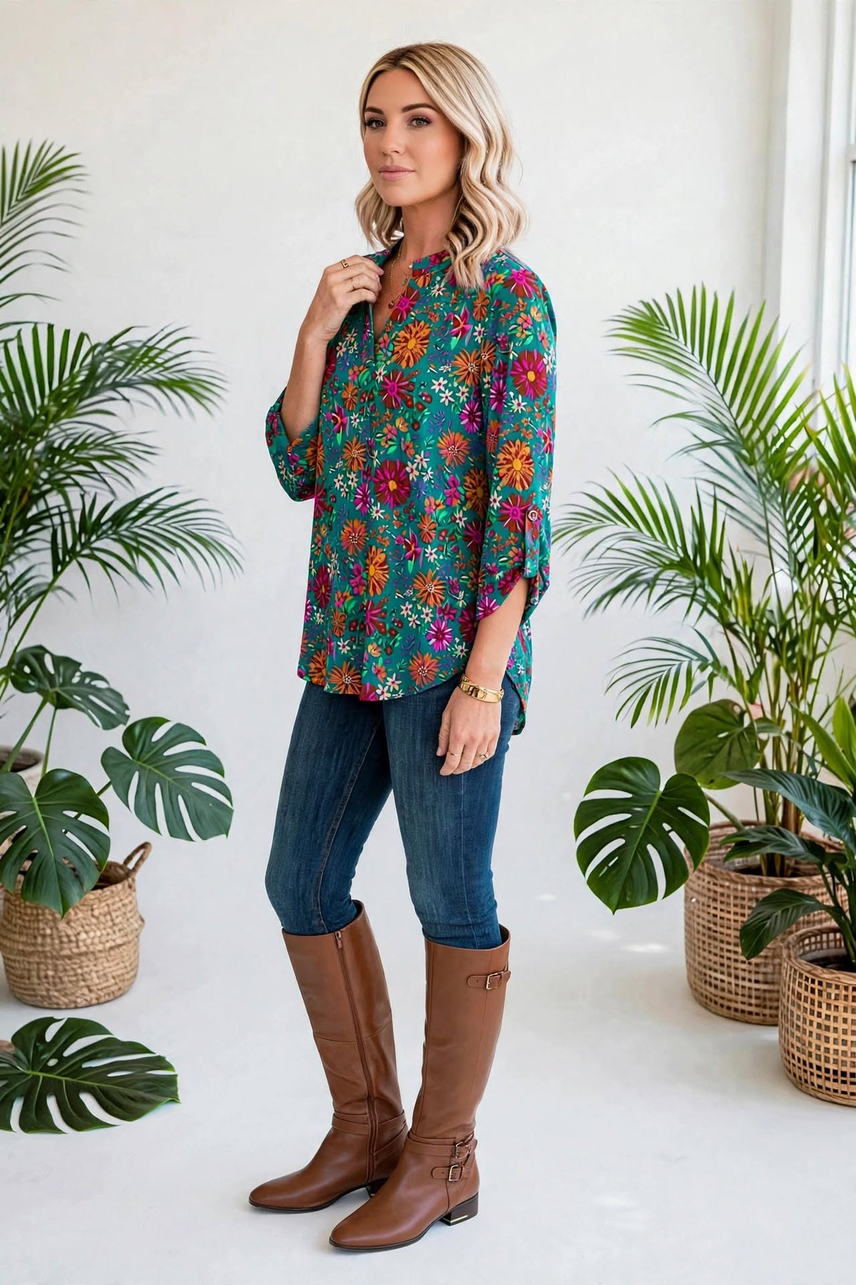 Dear Scarlett Wrinkle-Free Luxury Lizzy Blouse | 3 Styles