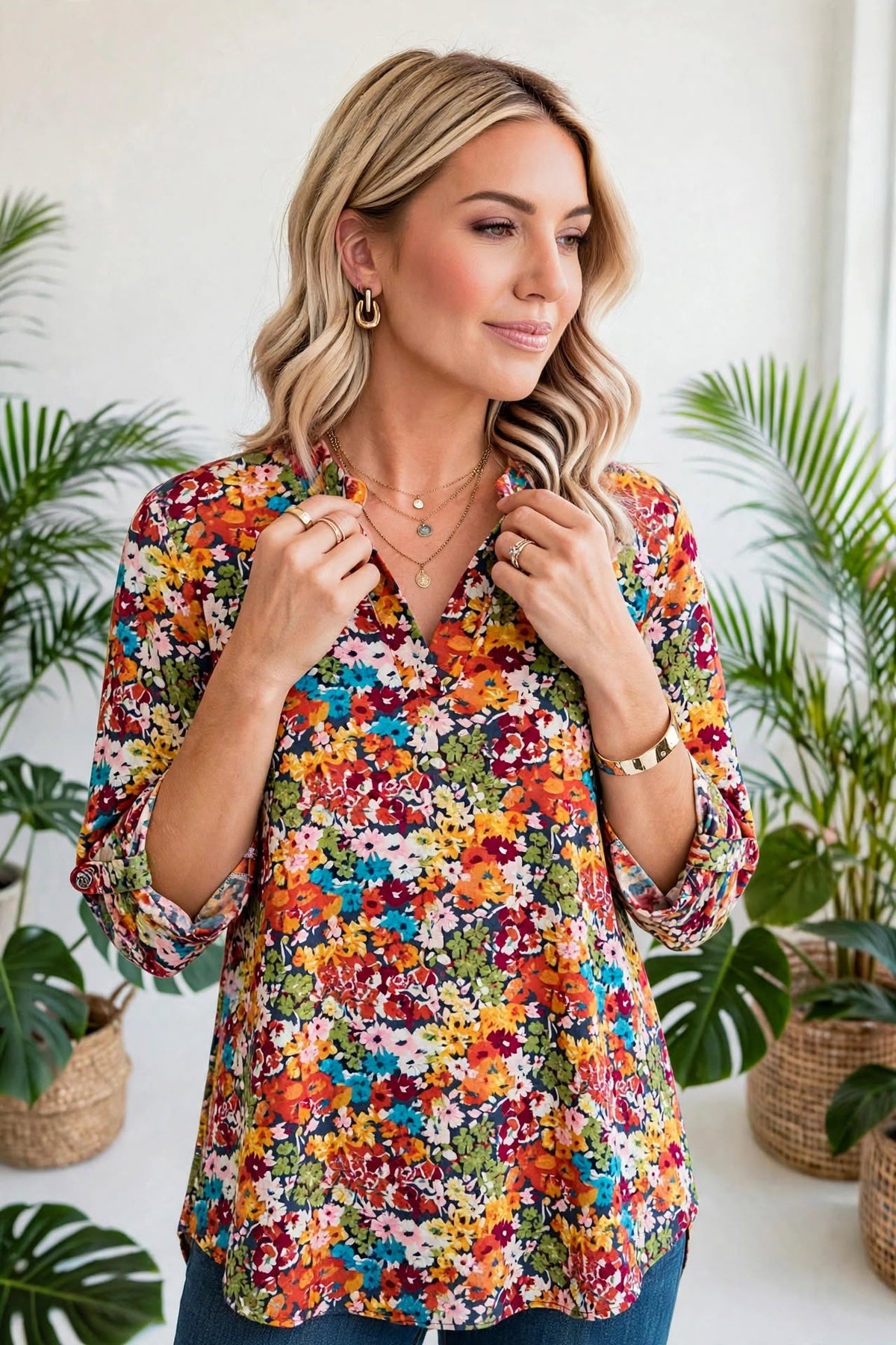 Dear Scarlett Wrinkle-Free Luxury Lizzy Blouse | 3 Styles