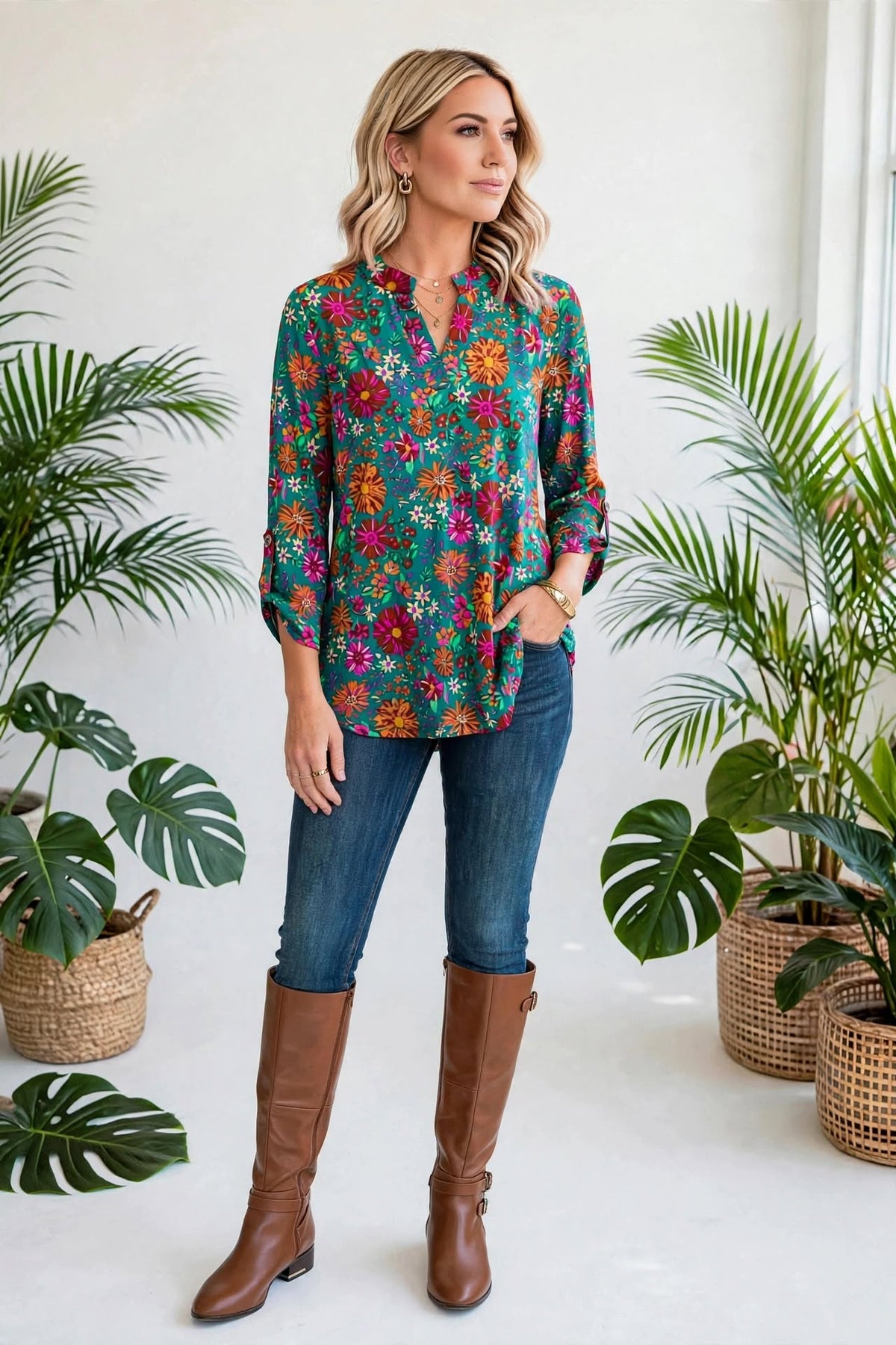 Dear Scarlett Wrinkle-Free Luxury Lizzy Blouse | 3 Styles