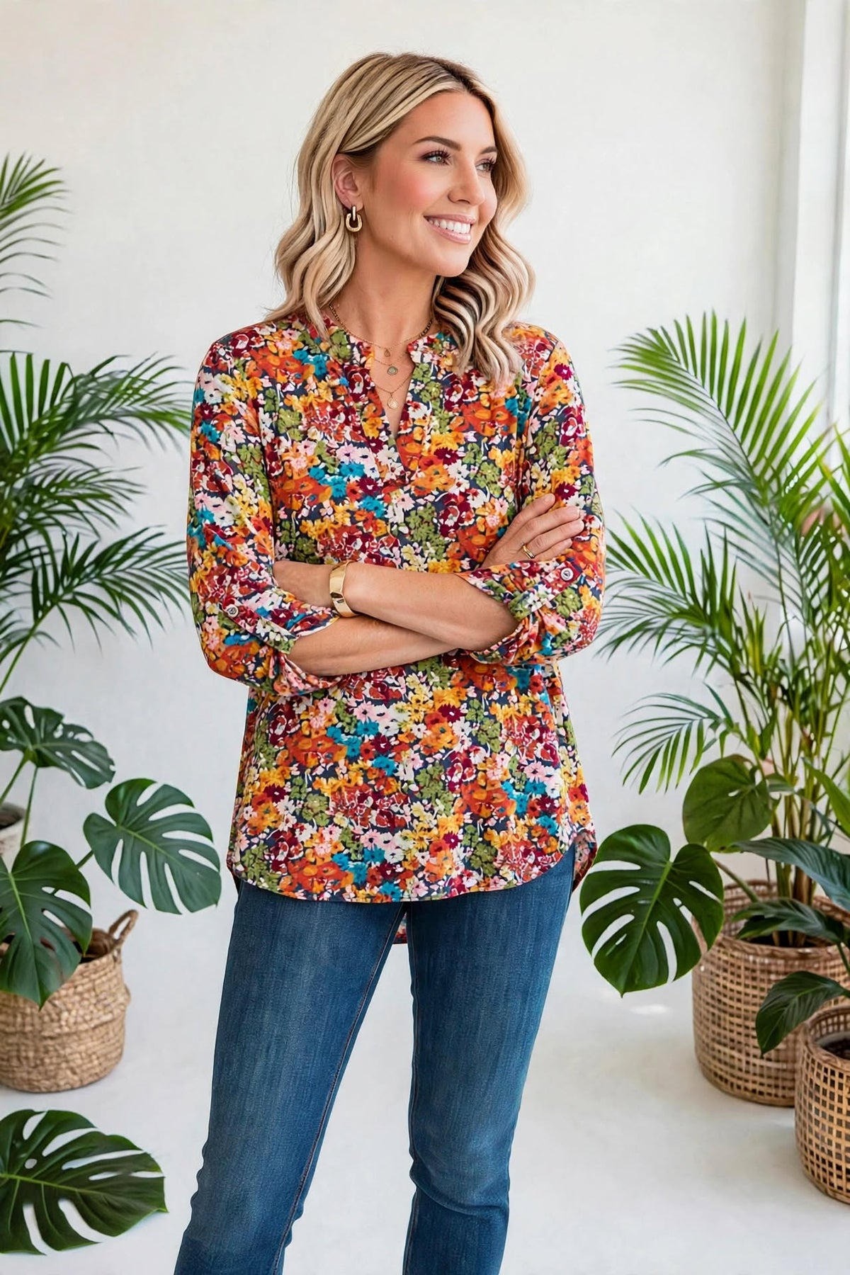 Dear Scarlett Wrinkle-Free Luxury Lizzy Blouse | 3 Styles