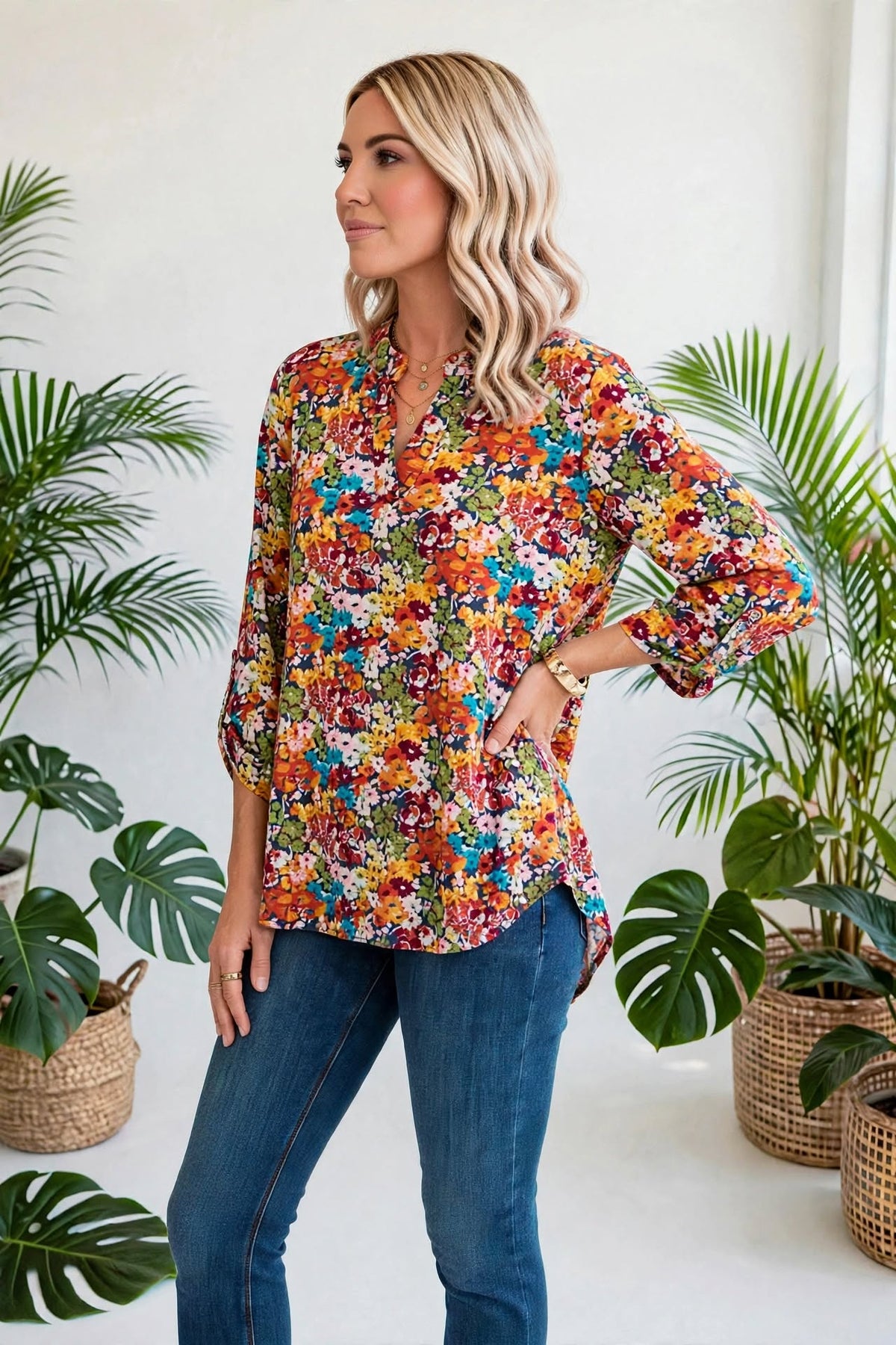 Dear Scarlett Wrinkle-Free Luxury Lizzy Blouse | 3 Styles