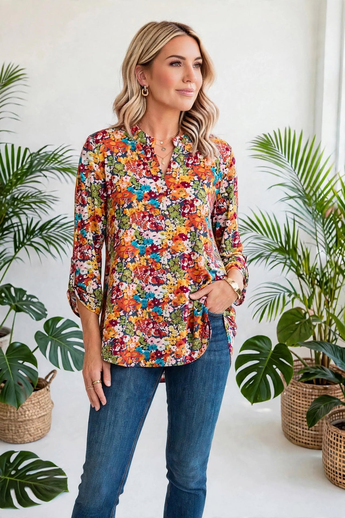 Dear Scarlett Wrinkle-Free Luxury Lizzy Blouse | 3 Styles