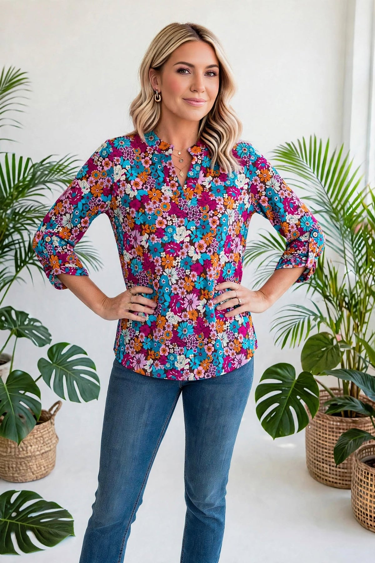 Dear Scarlett Wrinkle-Free Luxury Lizzy Blouse | 3 Styles