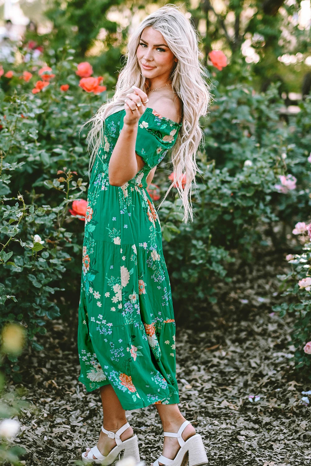 Blossom & Bloom Tiered Dress | S-XL