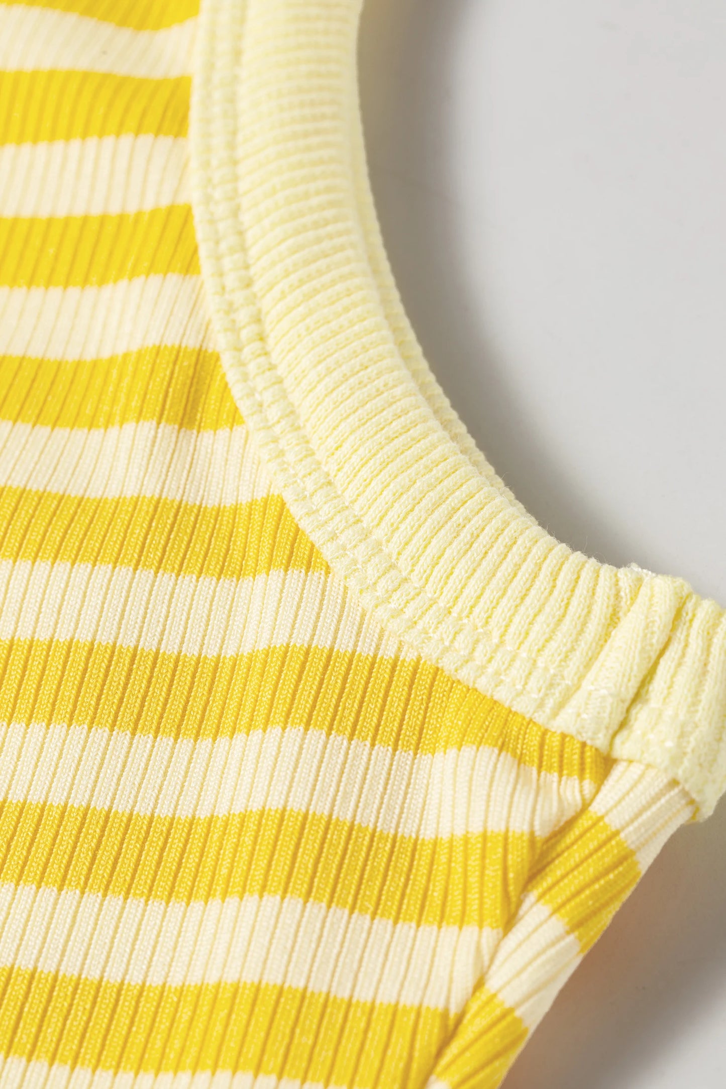 Slim Fit Ribbed Knit Sleeveless Top | S-XL