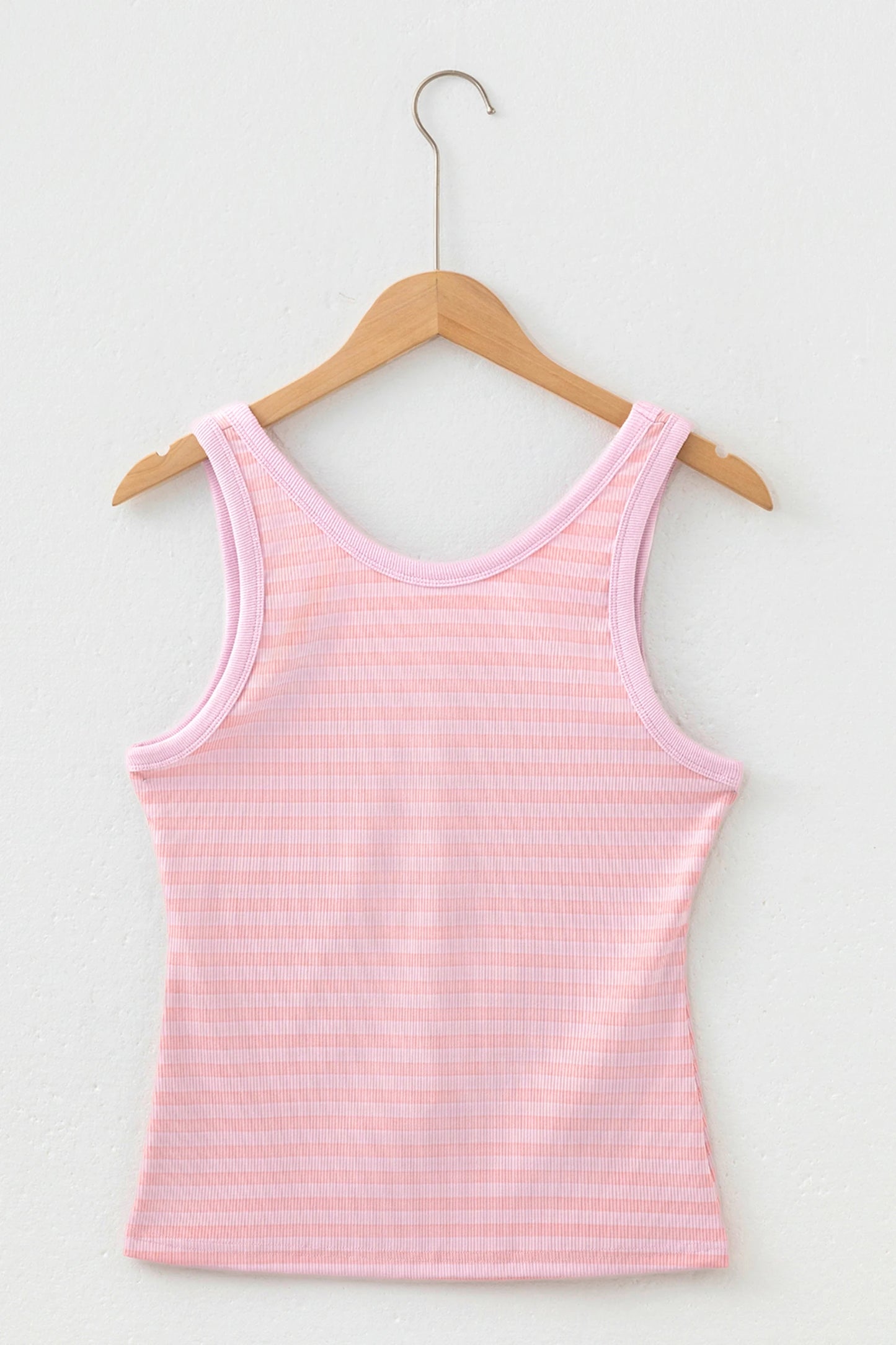 Slim Fit Ribbed Knit Sleeveless Top | S-XL