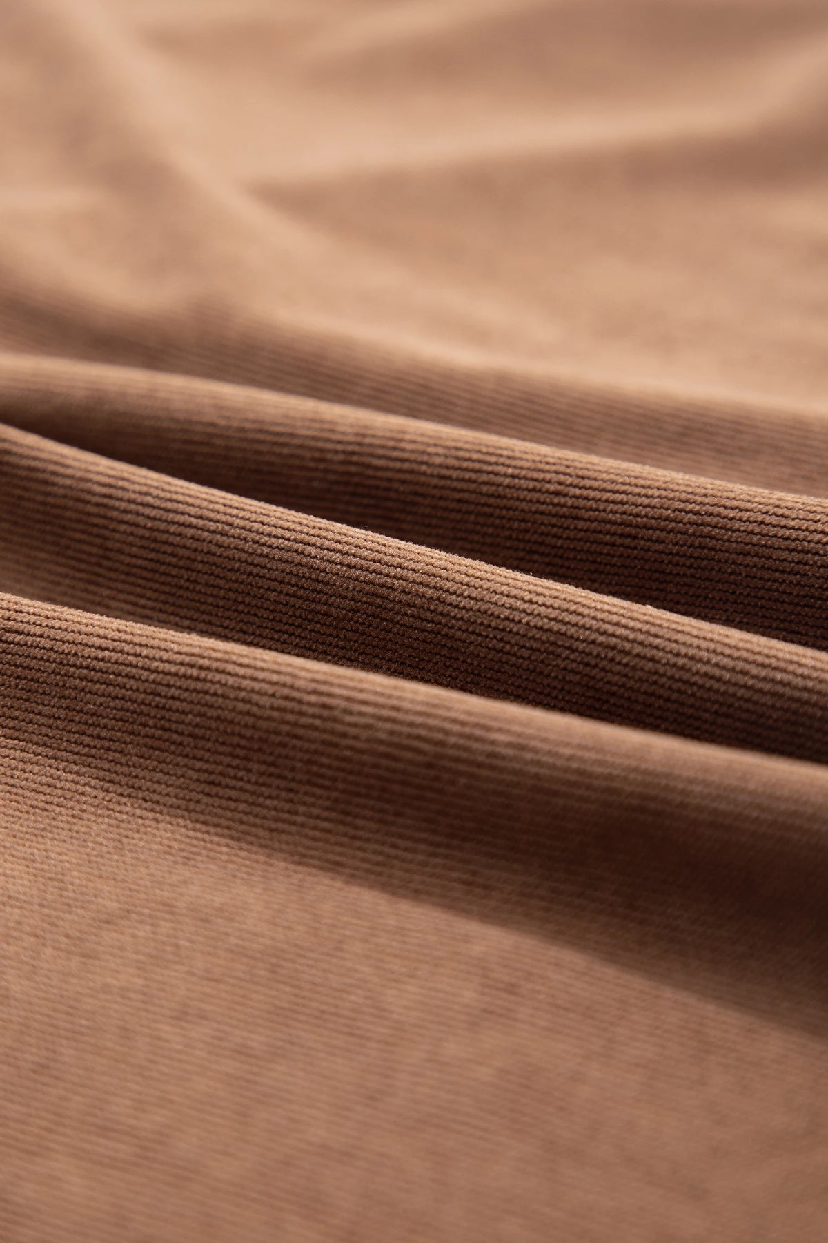 Geometric Stitch Corduroy Mini Dress | S-XL