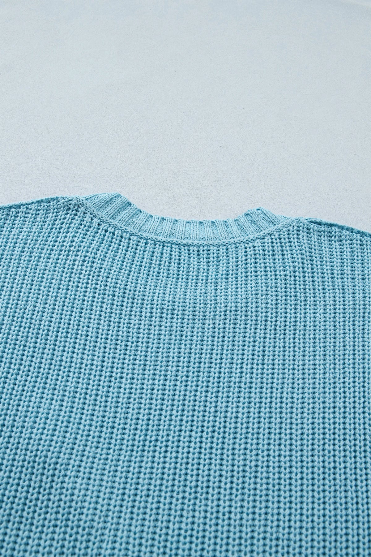 Vela Exposed Seam Detail Half Sleeve Sweater | S-XL