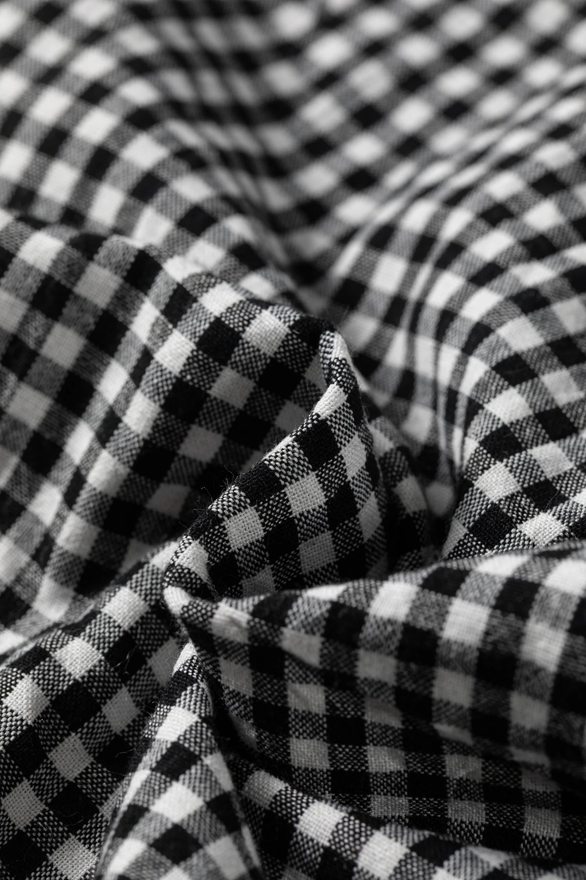 Plaid Shirred Cuff Long Sleeve Blouse | S-XL