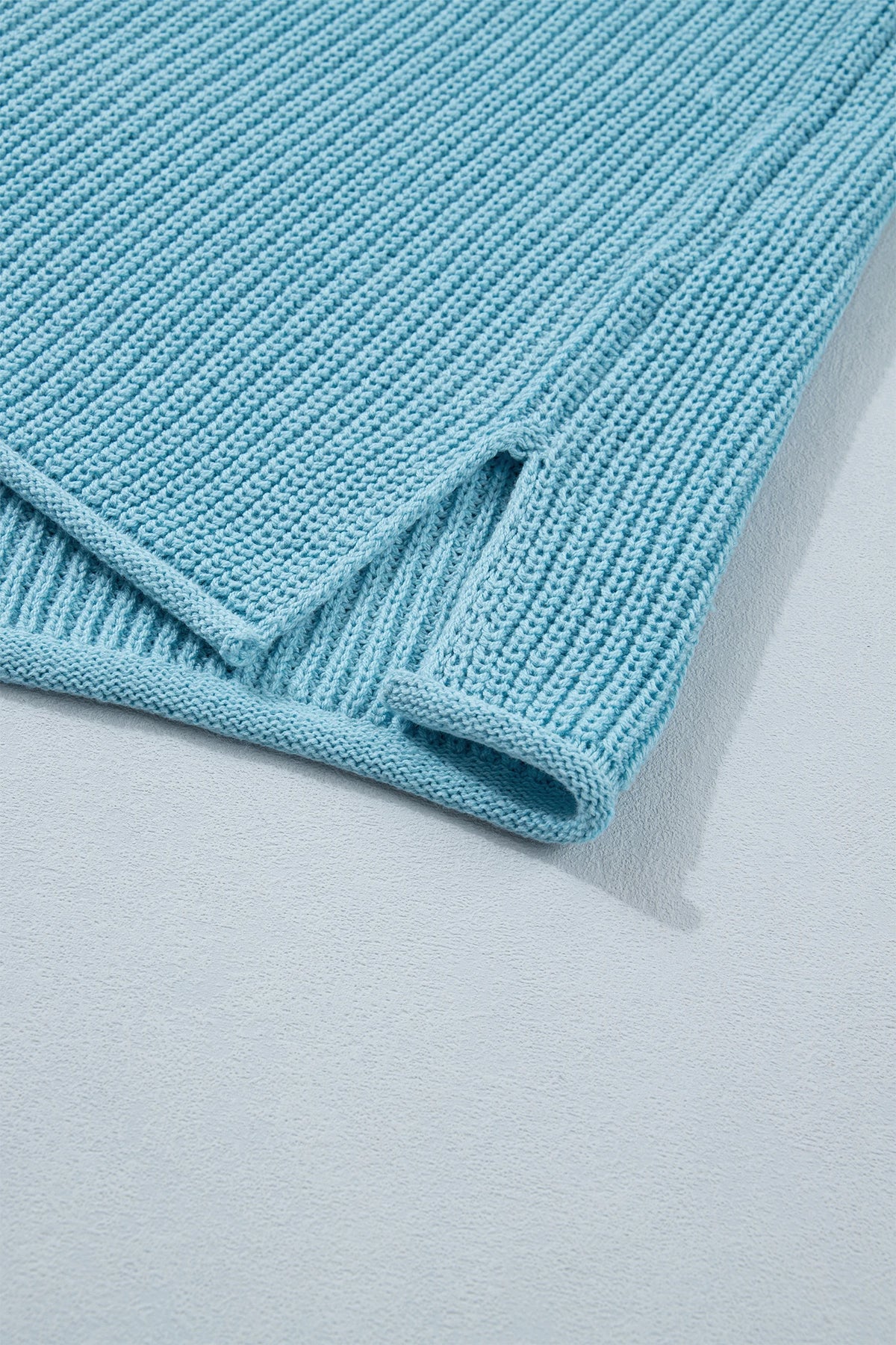 Vela Exposed Seam Detail Half Sleeve Sweater | S-XL