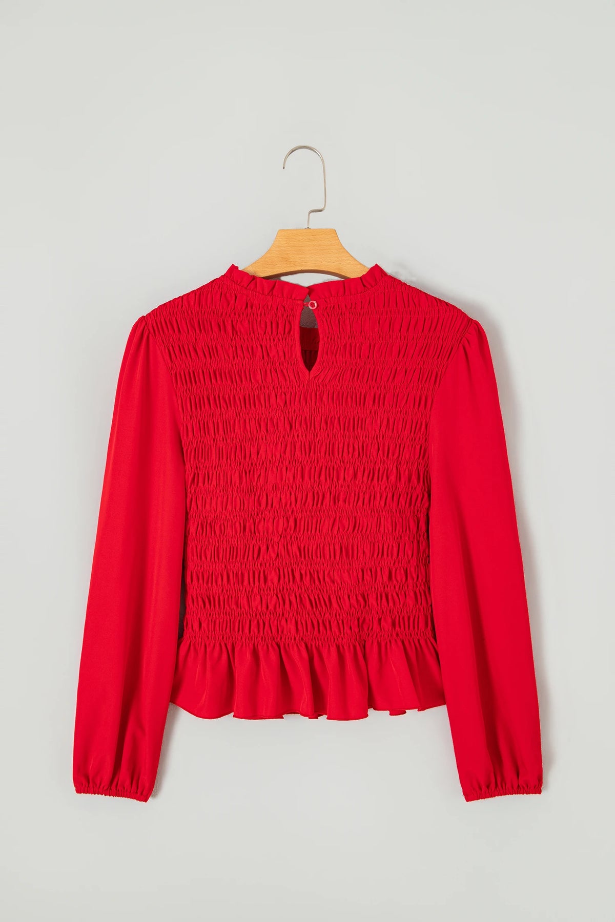 Roselle Smocked Ruffle Blouse | S-XL